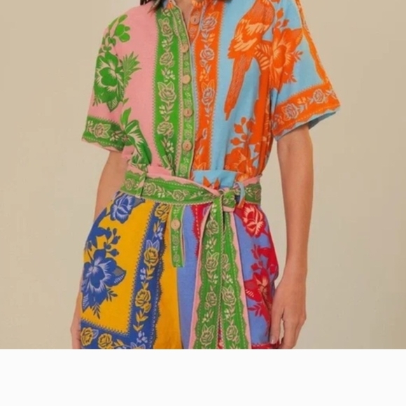 FARM Rio Multicolor Mini Dress - Picture 5 of 7